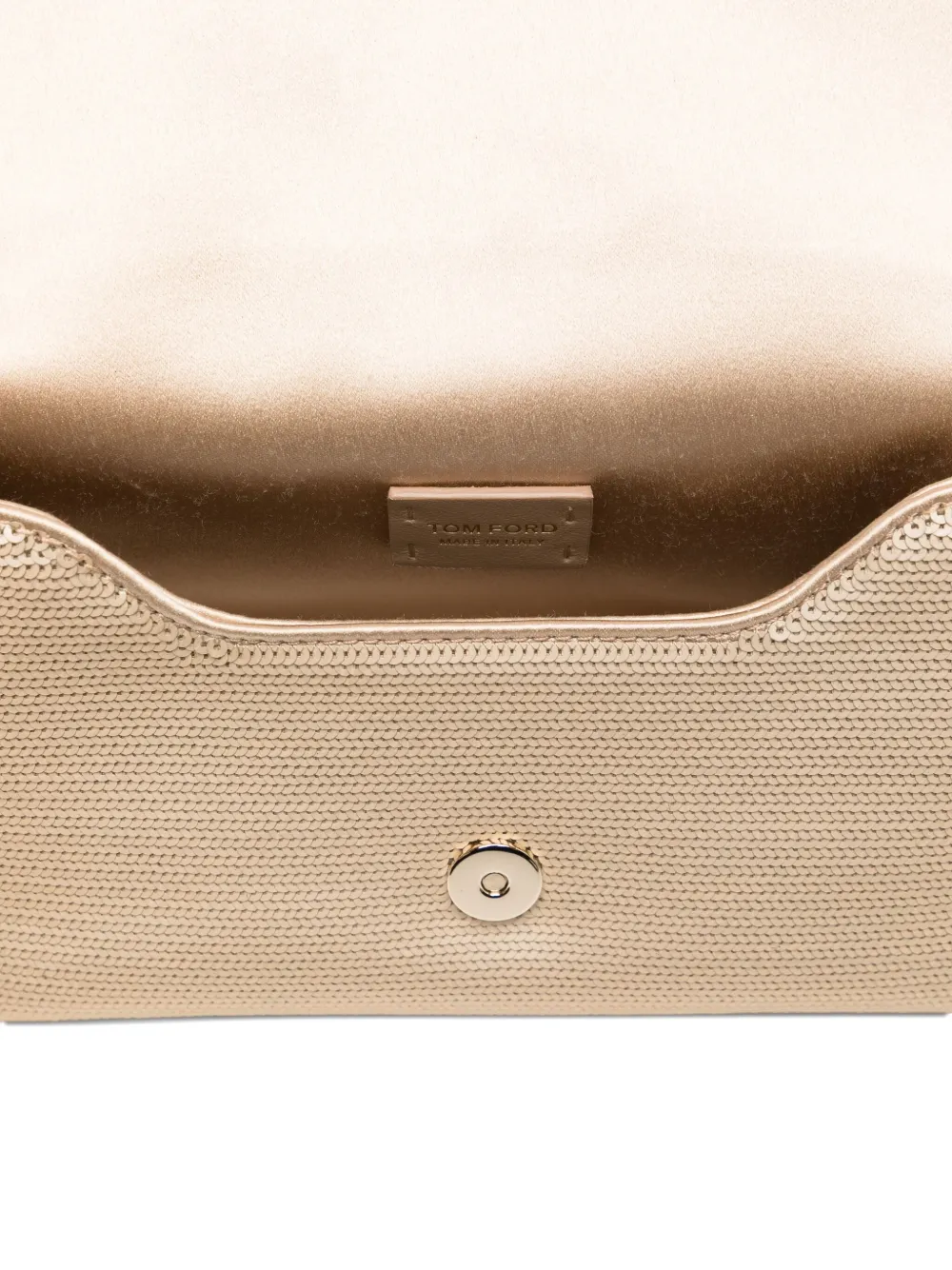 TOM FORD Nobile mini-tas met kettingband Beige