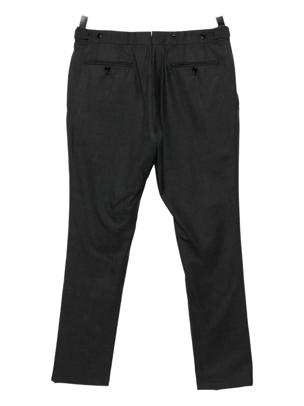 TOM FORD Plooibroek met plooi - Zwart