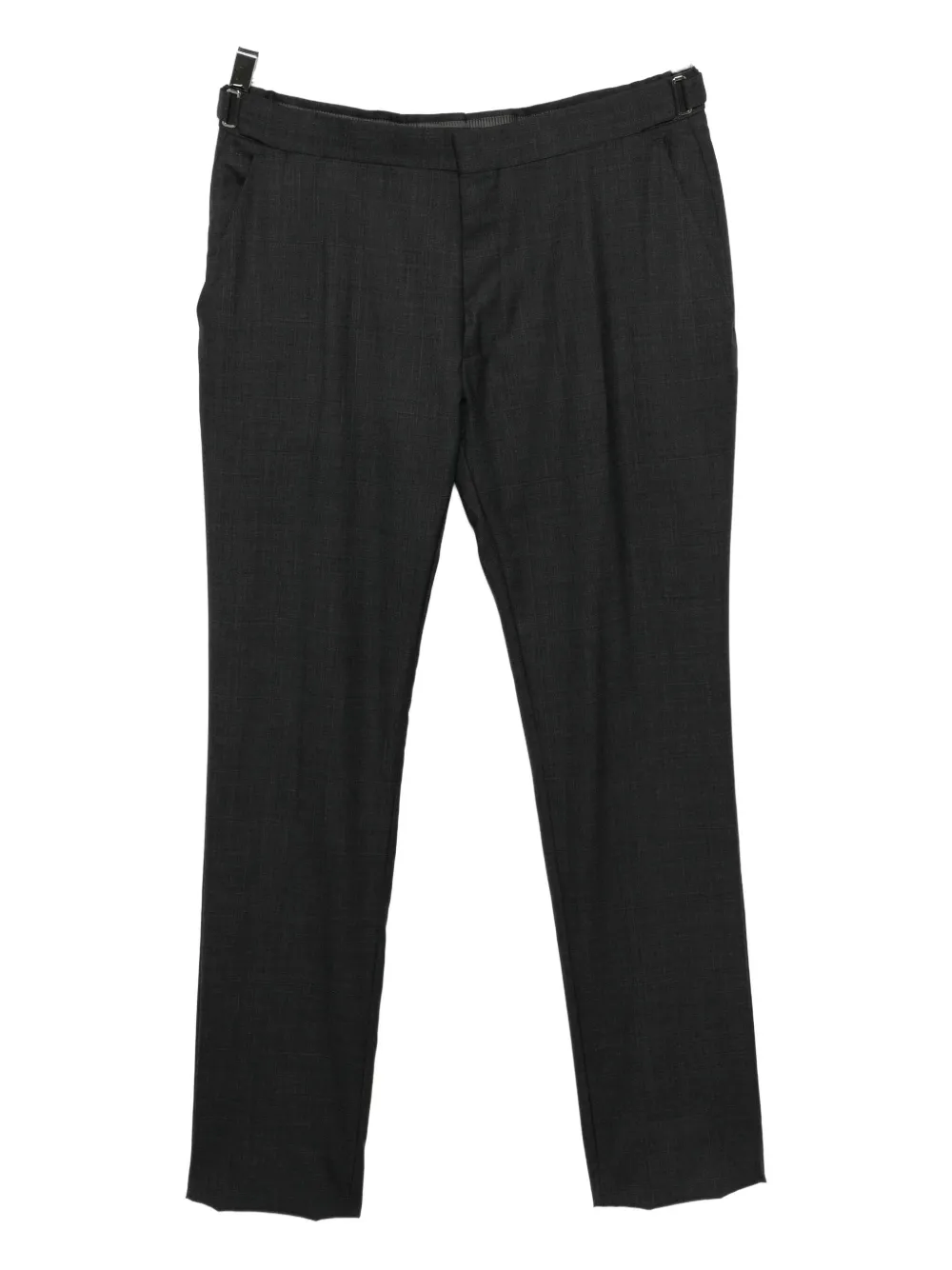 Tom Ford Press-crease Trousers In Black