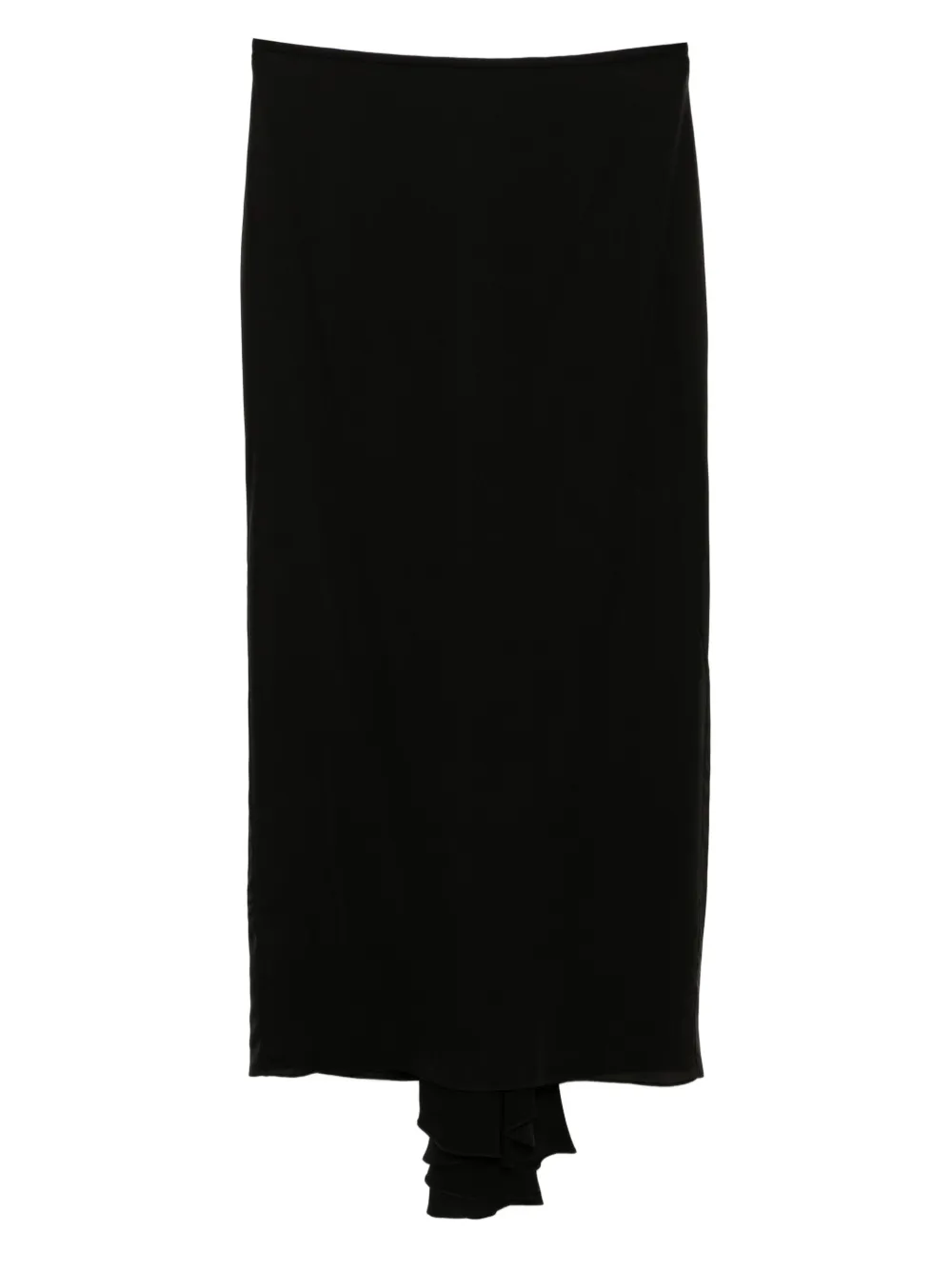 TOM FORD ruffled silk skirt | Black | Image 1
