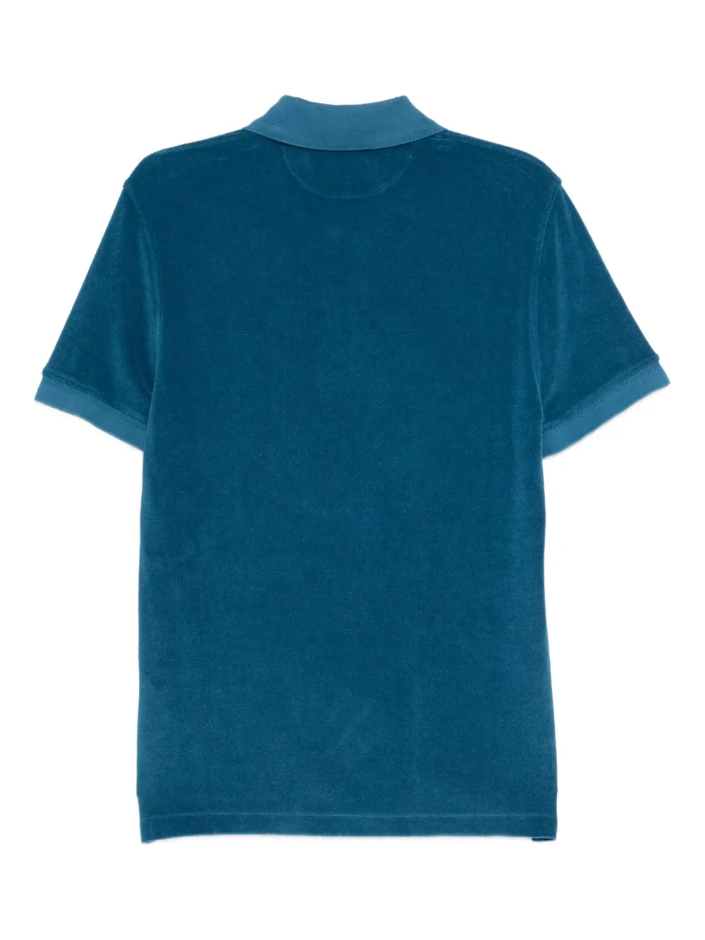 TOM FORD Badstof poloshirt Blauw