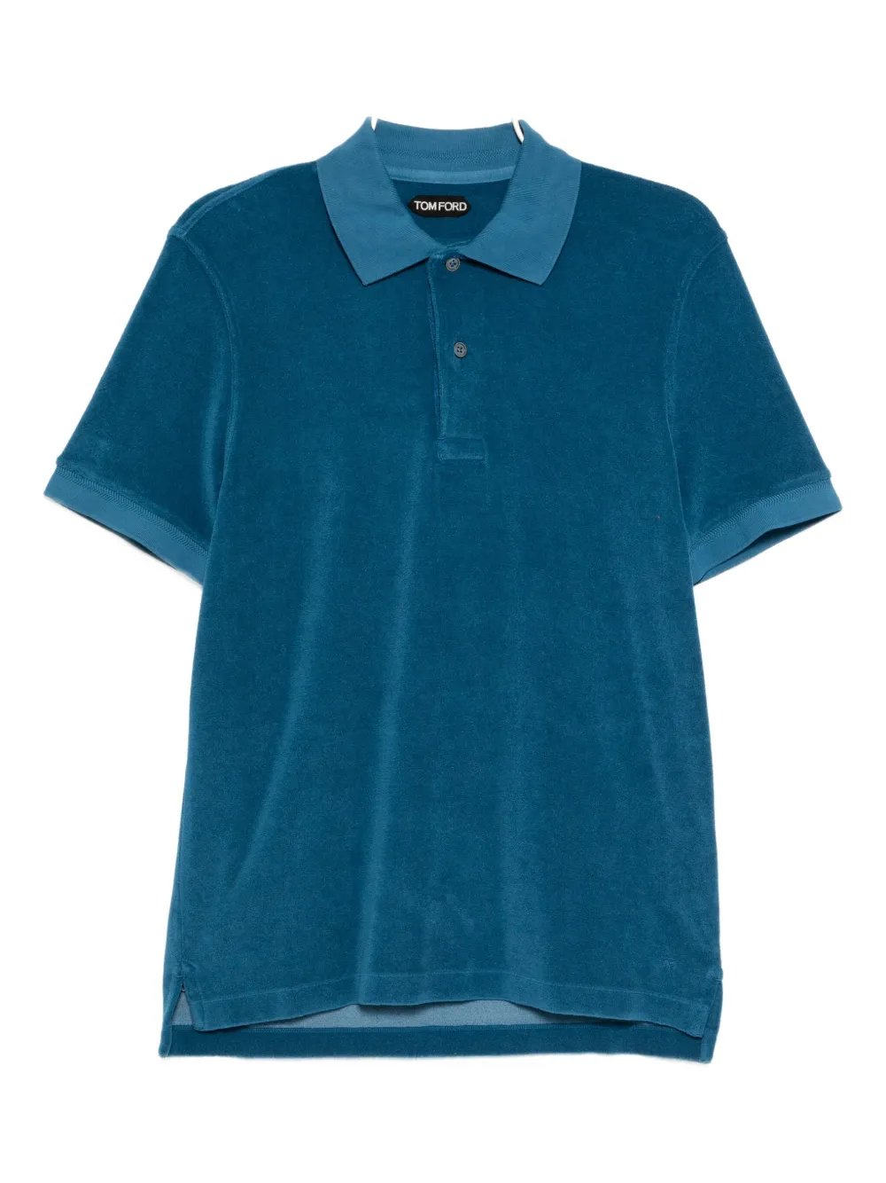 TOM FORD Towelling polo - Blu