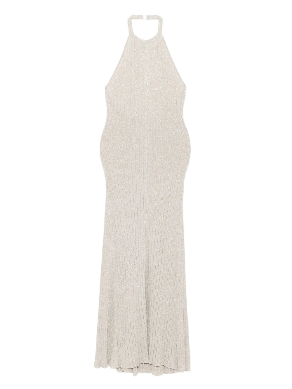 TOM FORD metallic knit dress Beige