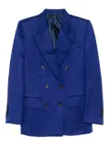 TOM FORD twill double-breasted blazer - Blue