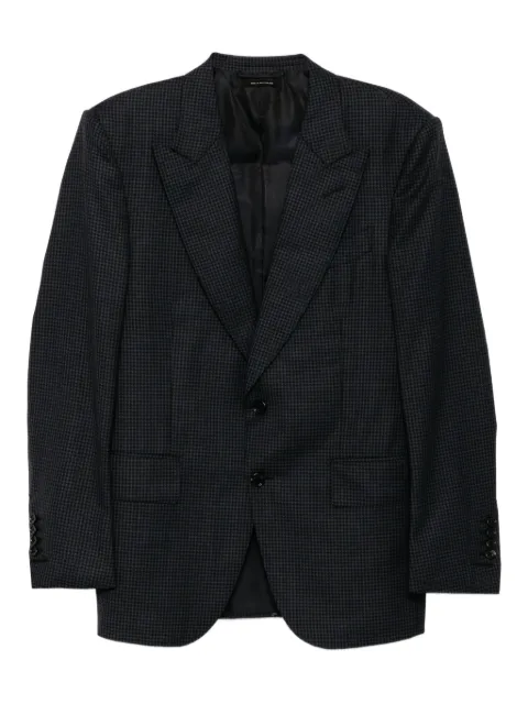 TOM FORD blazer con botones y cuadros estampados