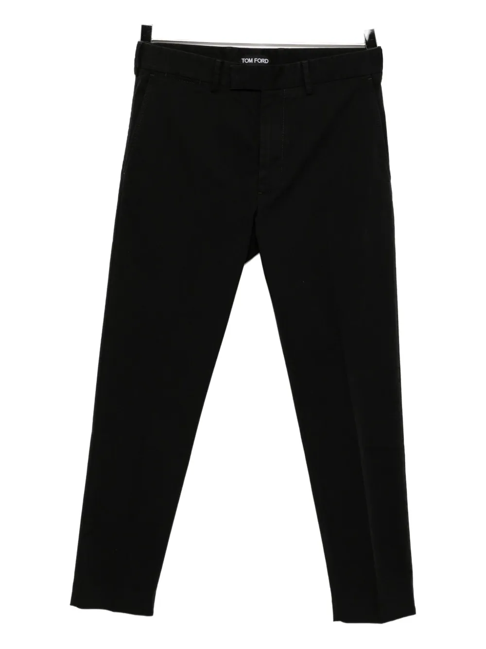 Tom Ford Tapered-leg Trousers In Black