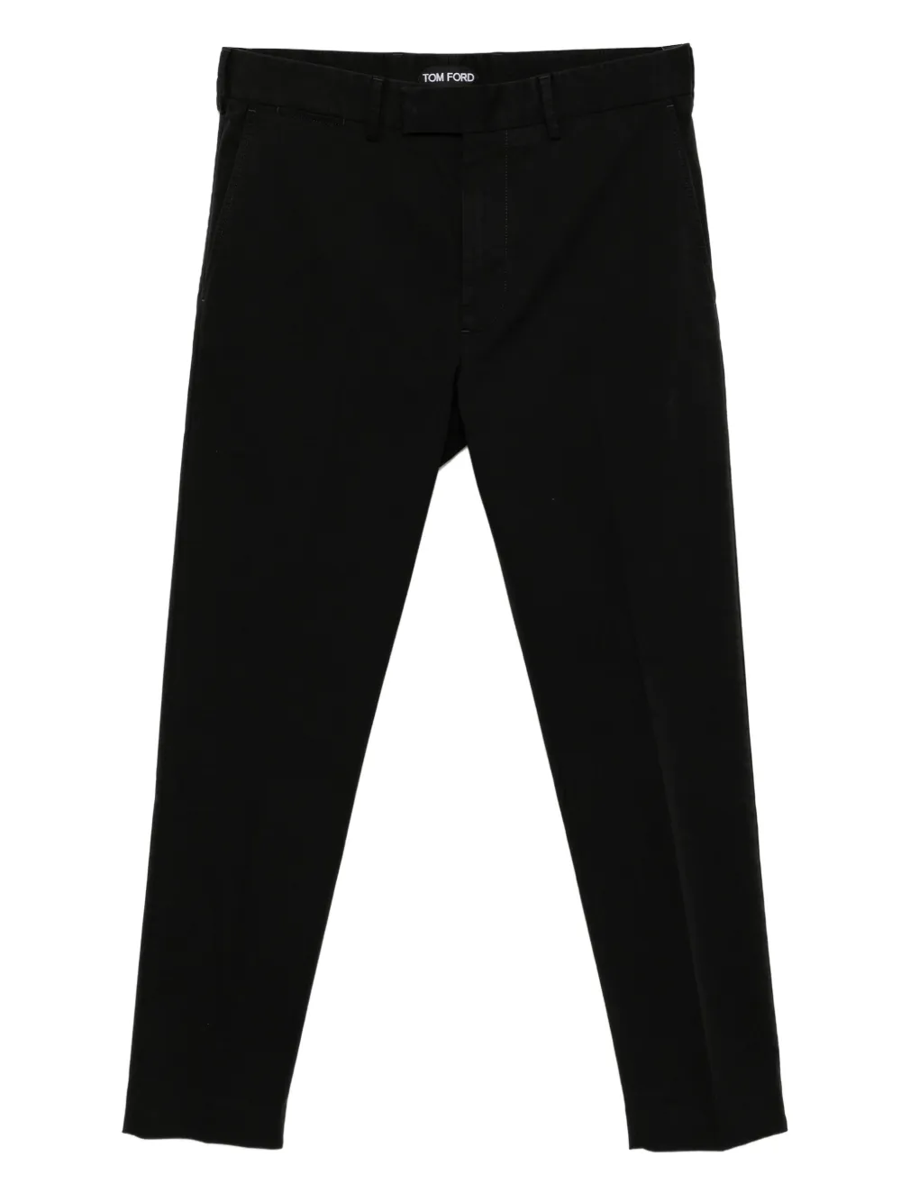 TOM FORD Broek met toelopende pijpen Zwart