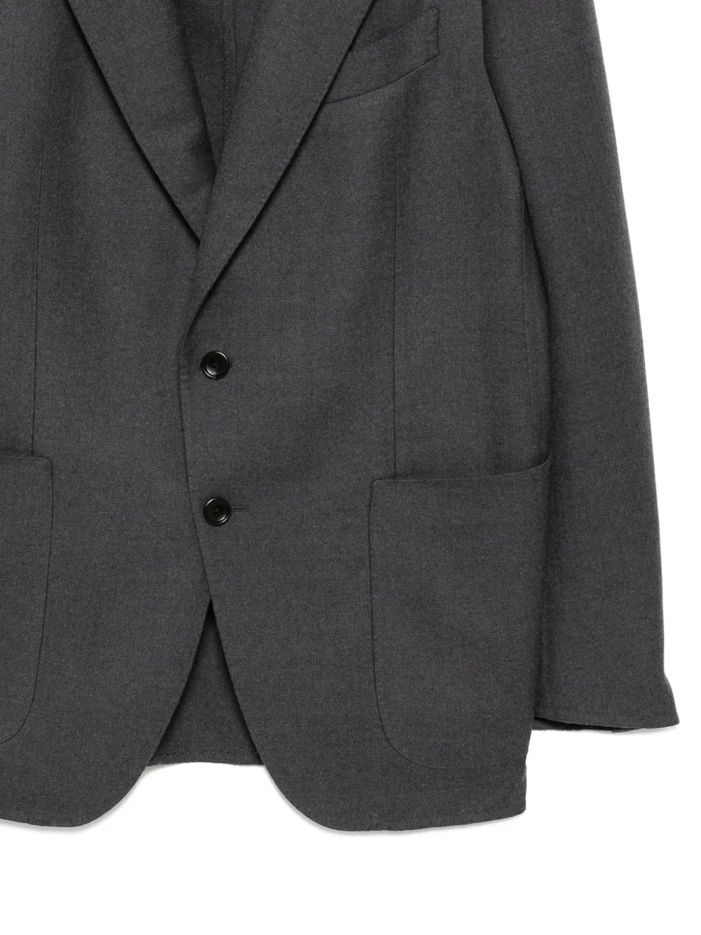 TOM FORD Blazer met enkele rij knopen Grijs