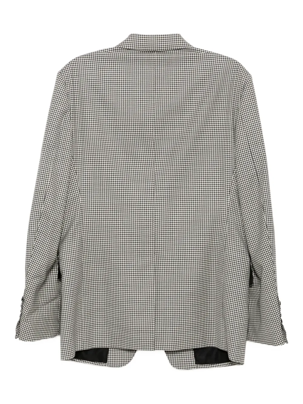 TOM FORD Pak met pied-de-poule print Zwart
