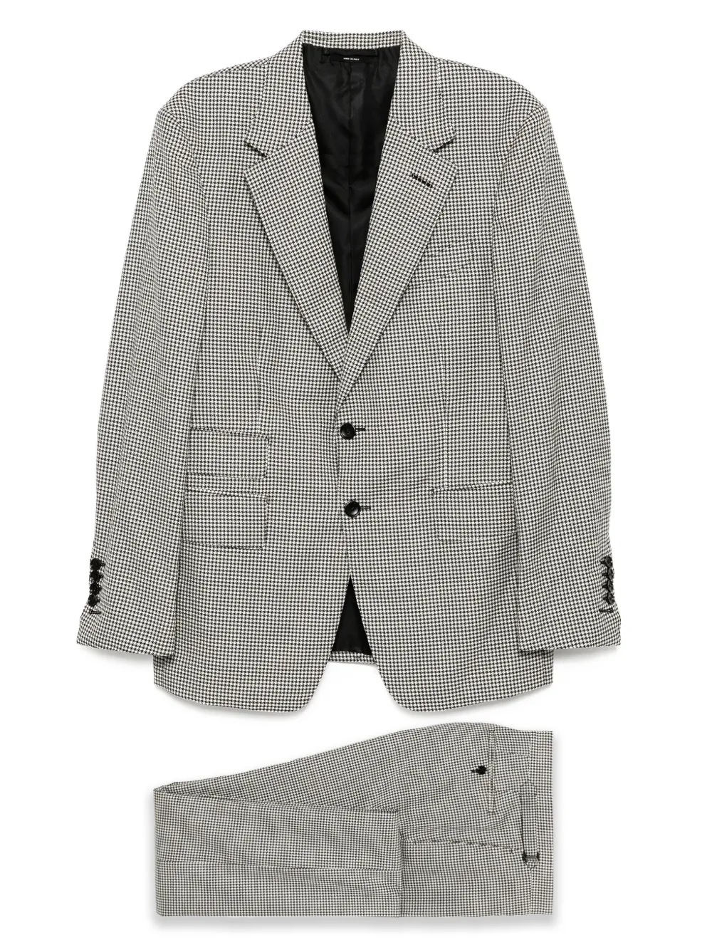 TOM FORD dogtooth-pattern suit | Black | Image 1