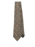 TOM FORD polka-dot tie - Green