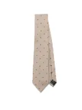 TOM FORD silk polka-dot tie - Neutrals