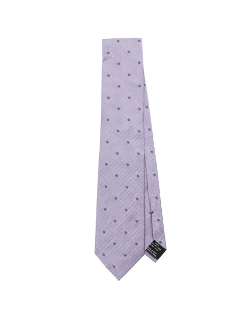 TOM FORD silk polka-dot tie
