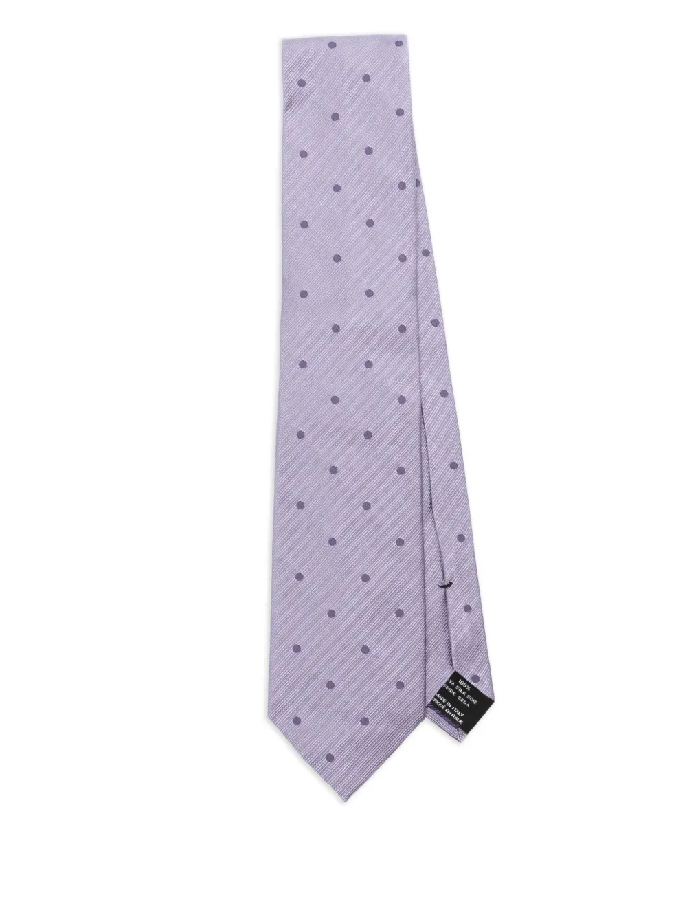 TOM FORD silk polka-dot tie | Purple | Image 1