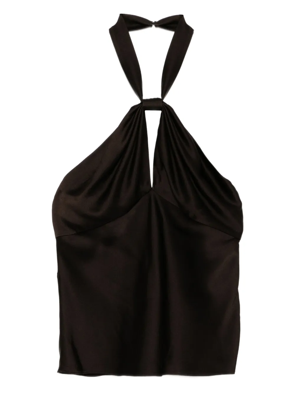 TOM FORD Zijden top Bruin