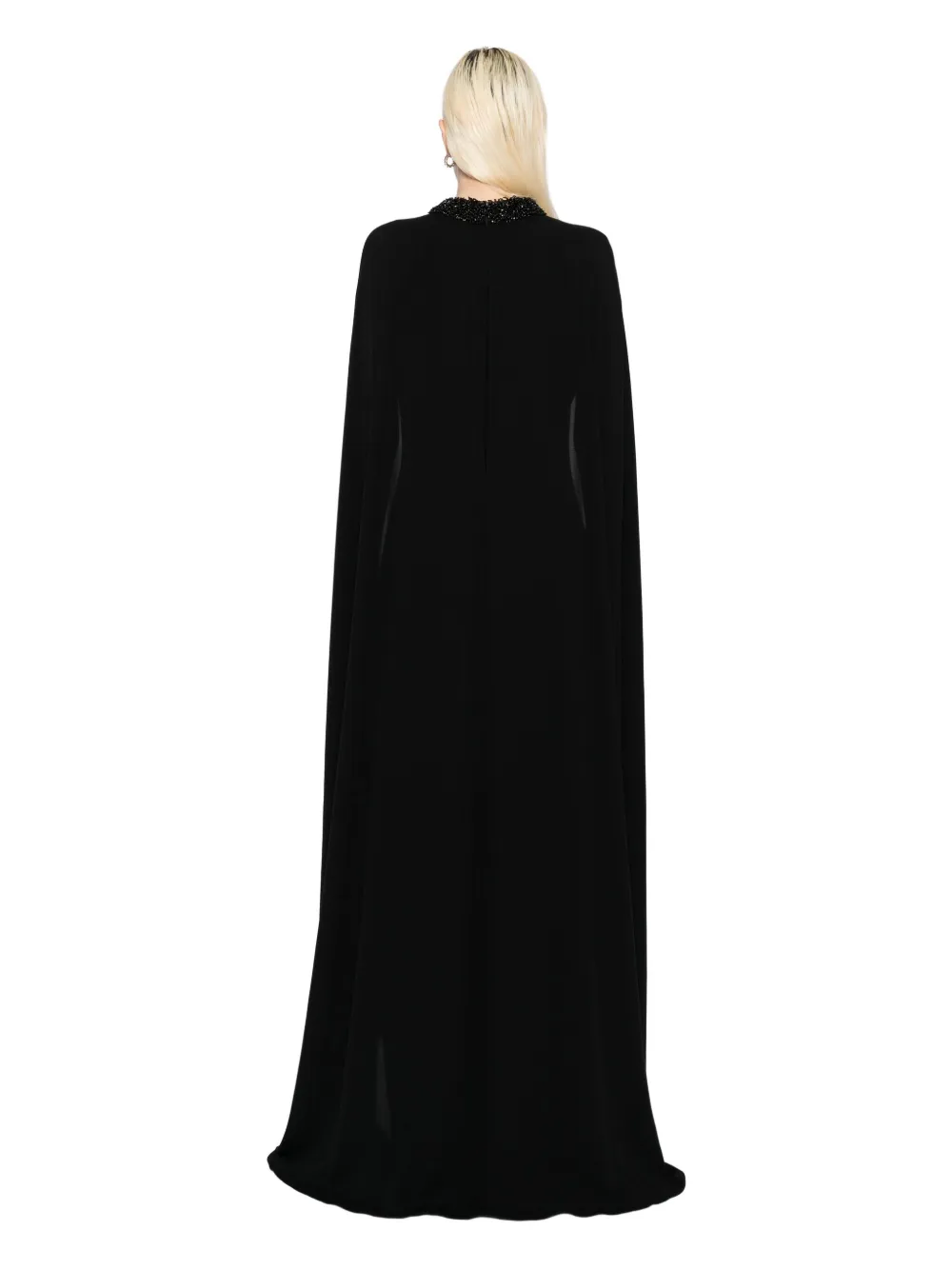 Tom Ford Cape Design Dress In Black