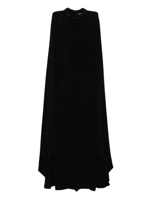 TOM FORD cape design dress
