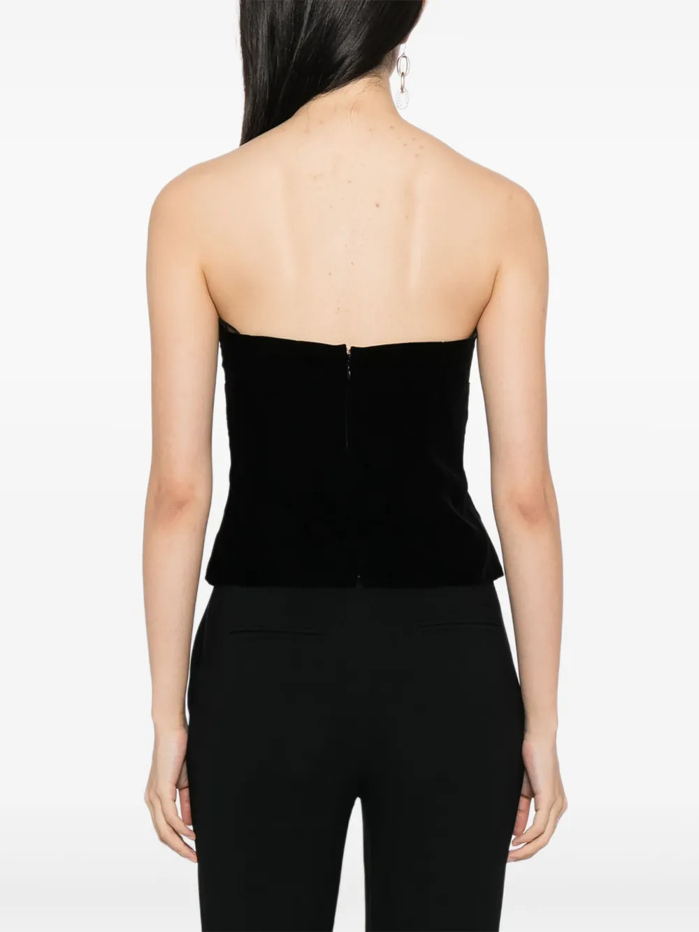 TOM FORD Strapless top Zwart