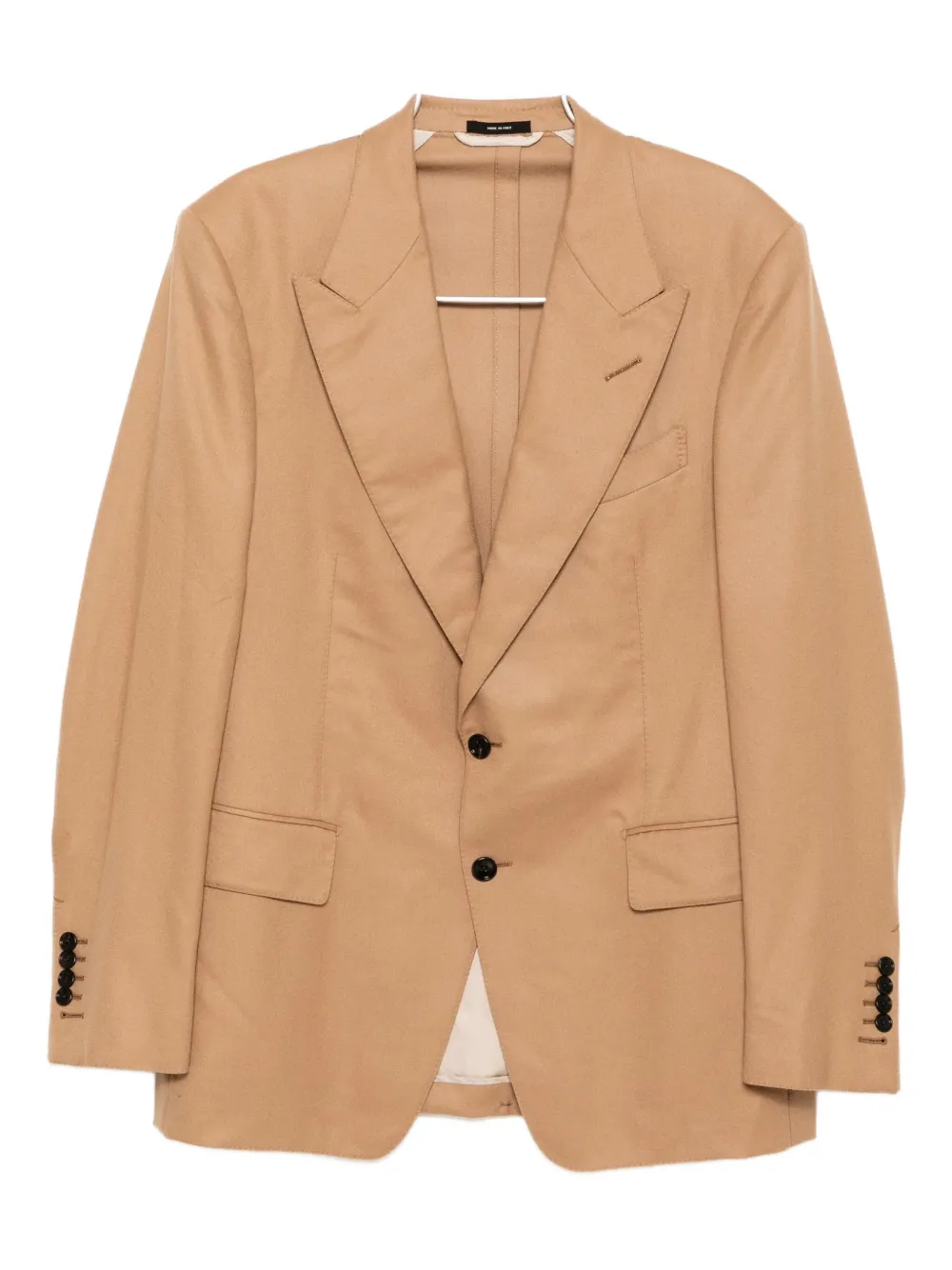 Tom Ford Single Breasted Blazer In Brown