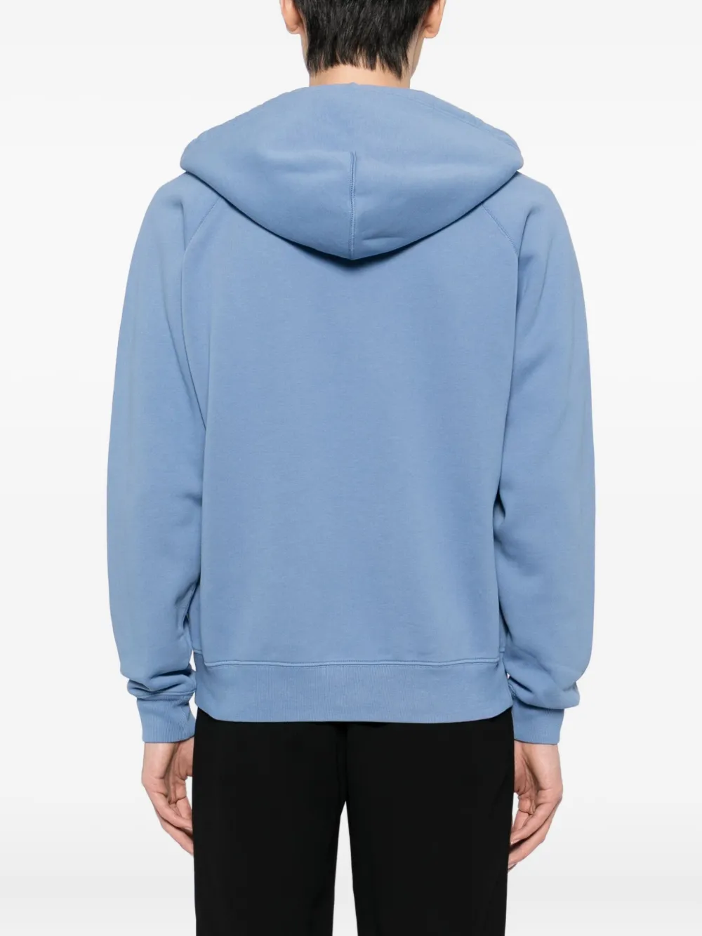 TOM FORD Sweater met capuchon en rits Blauw
