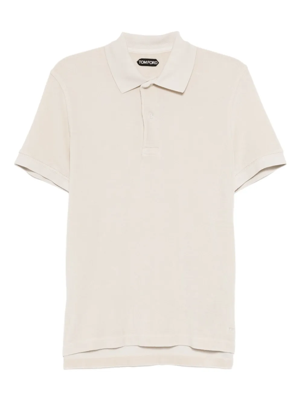 TOM FORD Poloshirt van badstof Beige