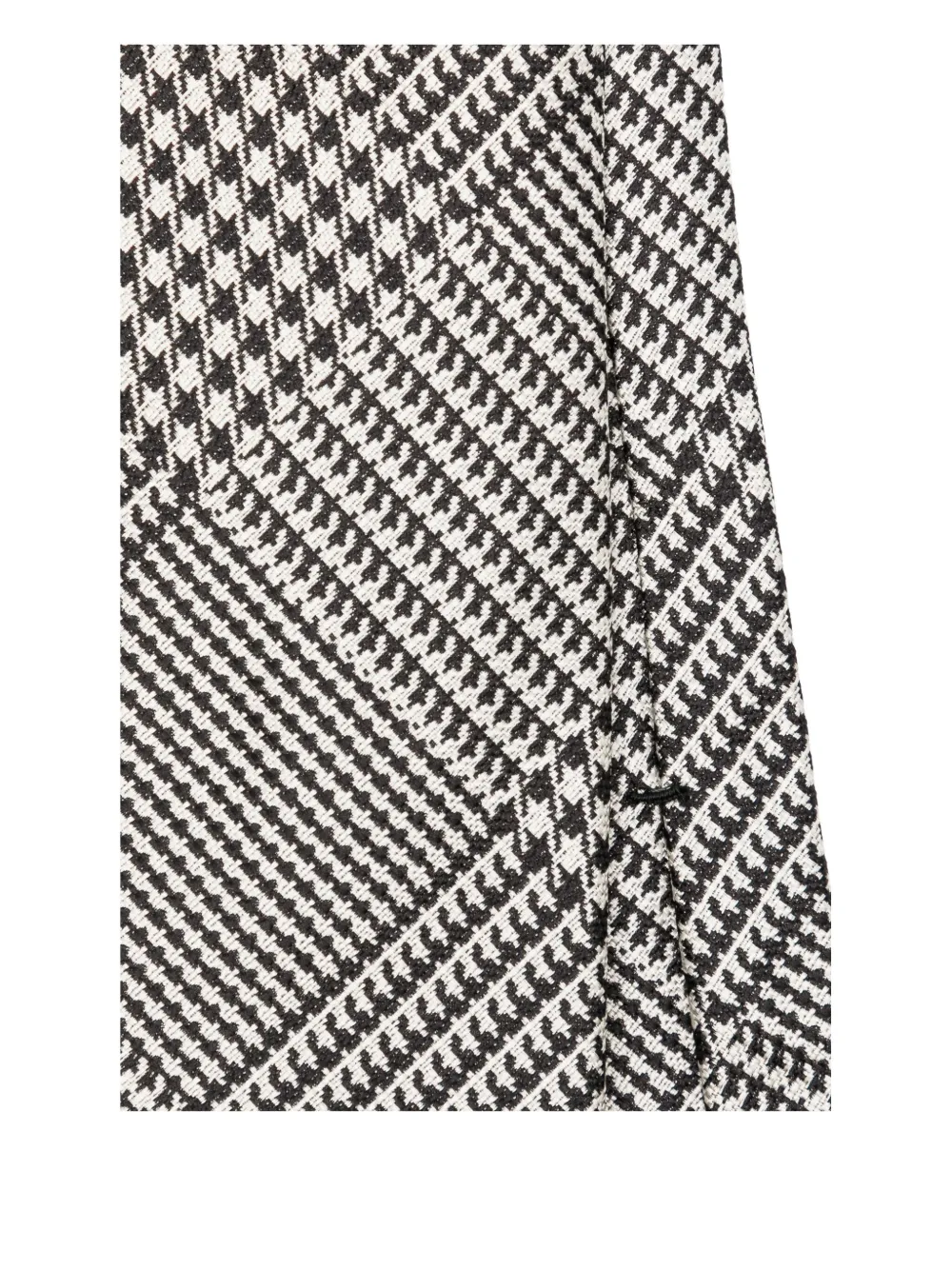 TOM FORD Stropdas met geometrisch jacquard Wit