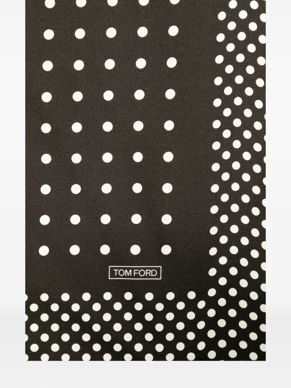 TOM FORD Pochet met stippen Zwart