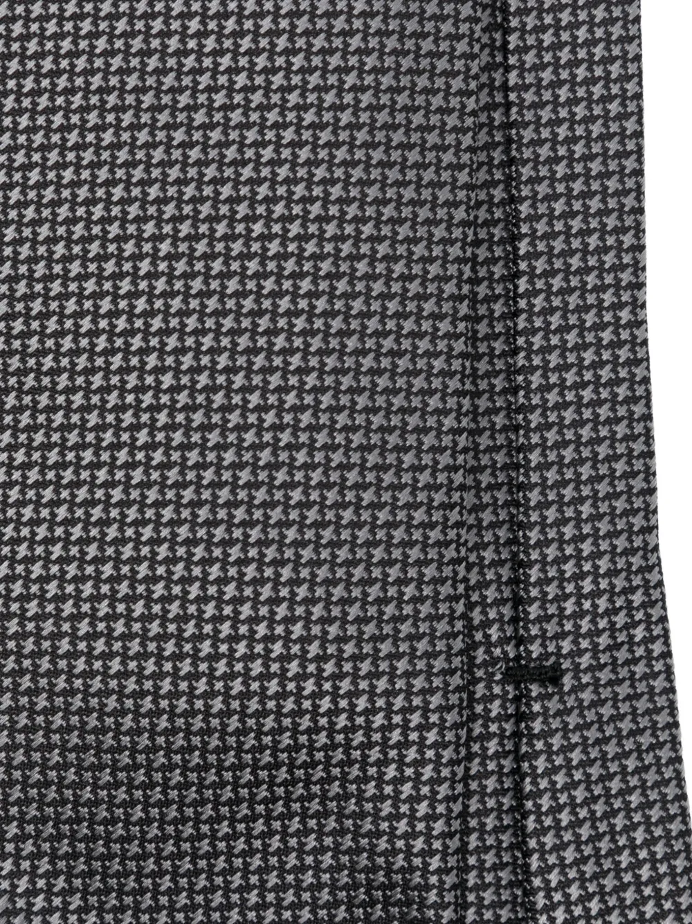 TOM FORD Stropdas met geometrisch jacquard Grijs