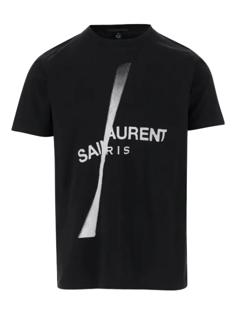 Black Score cotton T-shirt