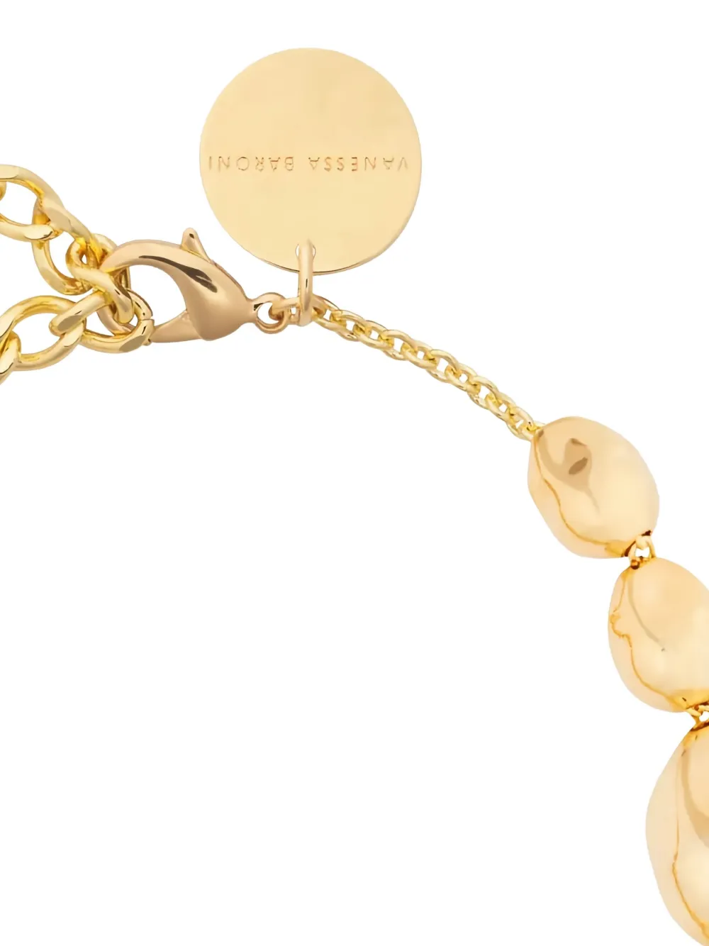 Vanessa Baroni Organic Pearl necklace - Goud