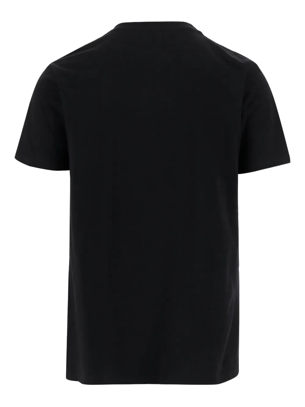 BLACK SCORE COTTON T-SHIRT