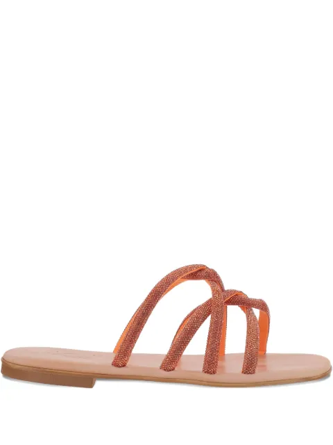 KIMA leather flat sandals