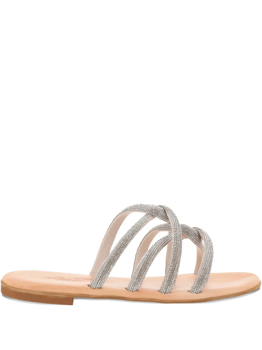 Kima Crystal-embellished Sandals In Silver