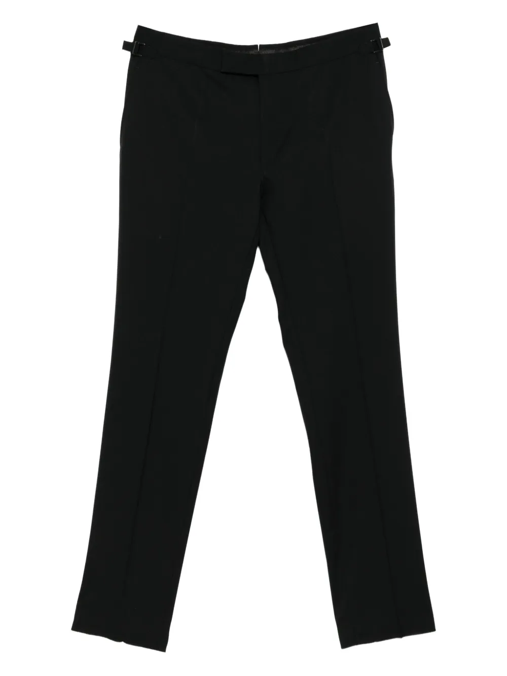 TOM FORD Fluid twill broek Zwart
