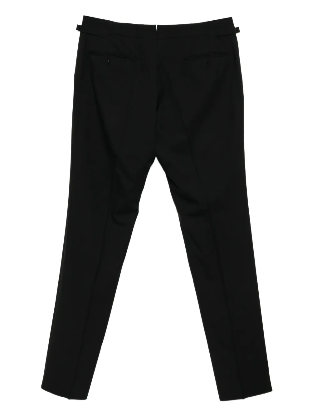 TOM FORD Fluid twill broek - Zwart