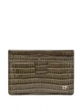 TOM FORD classic card holder - Green