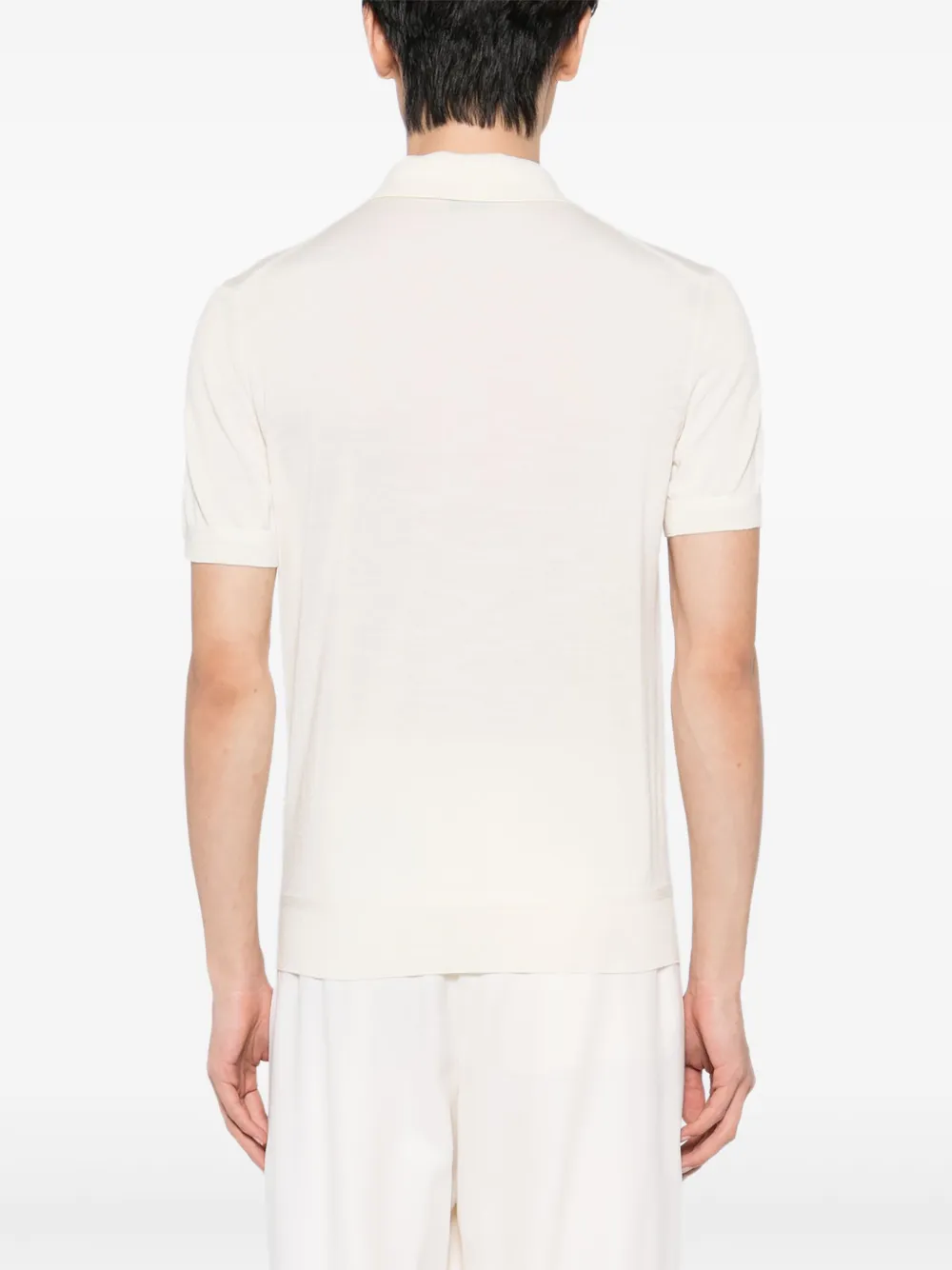 TOM FORD short-sleeve polo shirt Beige