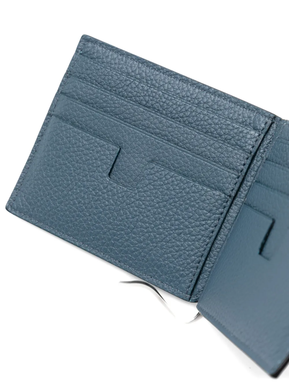 Tom Ford Money-clip Wallet In Blue