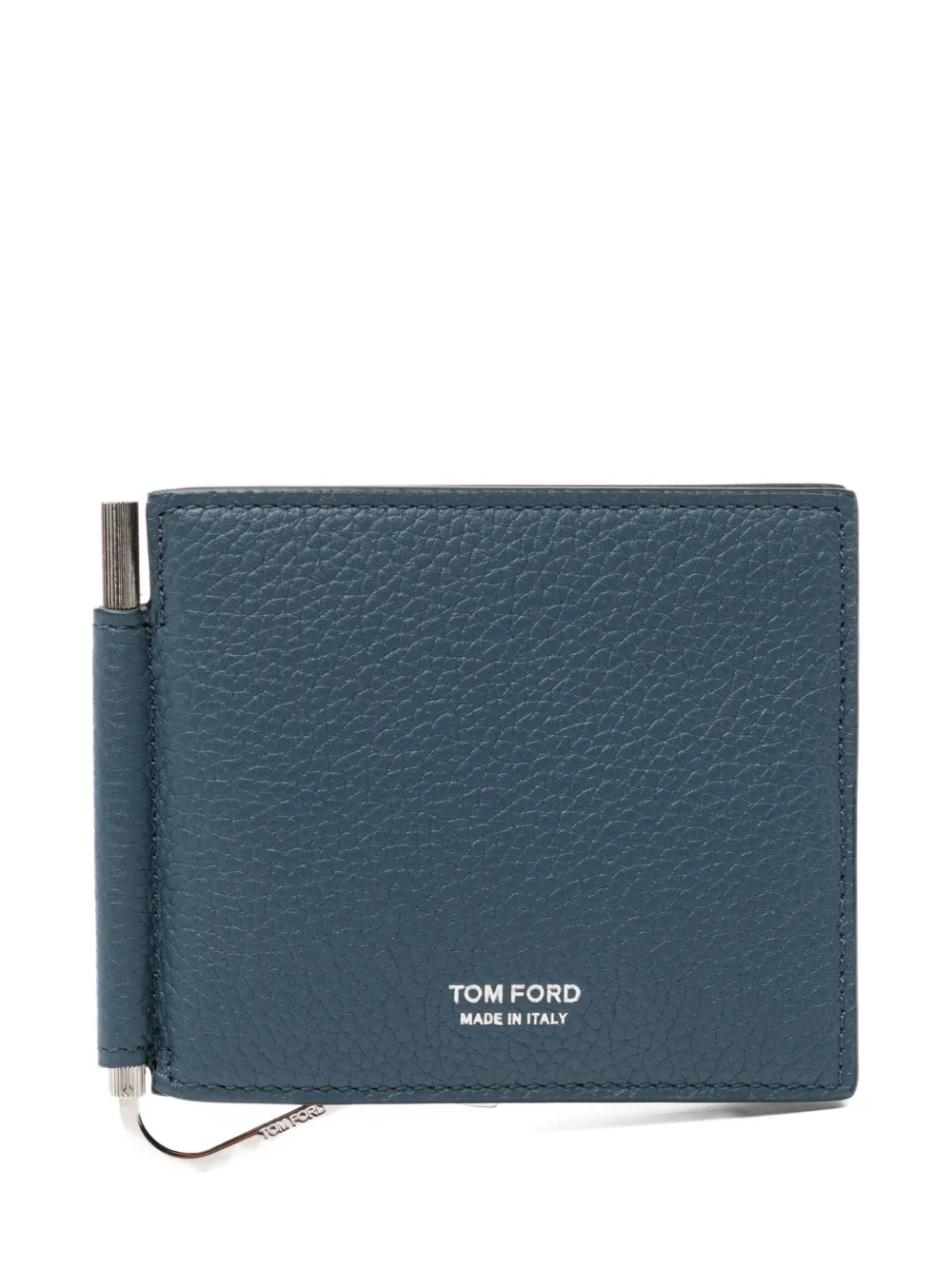 Tom Ford Money-clip Wallet In Blue
