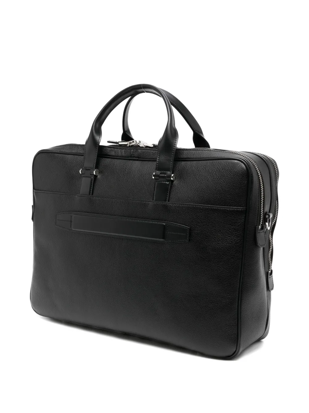 Tom Ford Medium Grain Leather Briefcase In Black