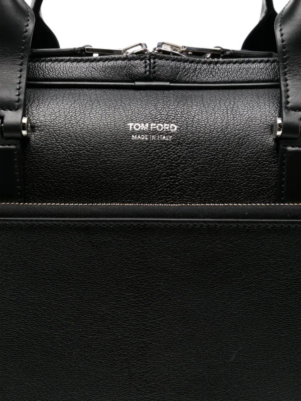 TOM FORD レザー ビジネスバッグ | ブラック | FARFETCH JP