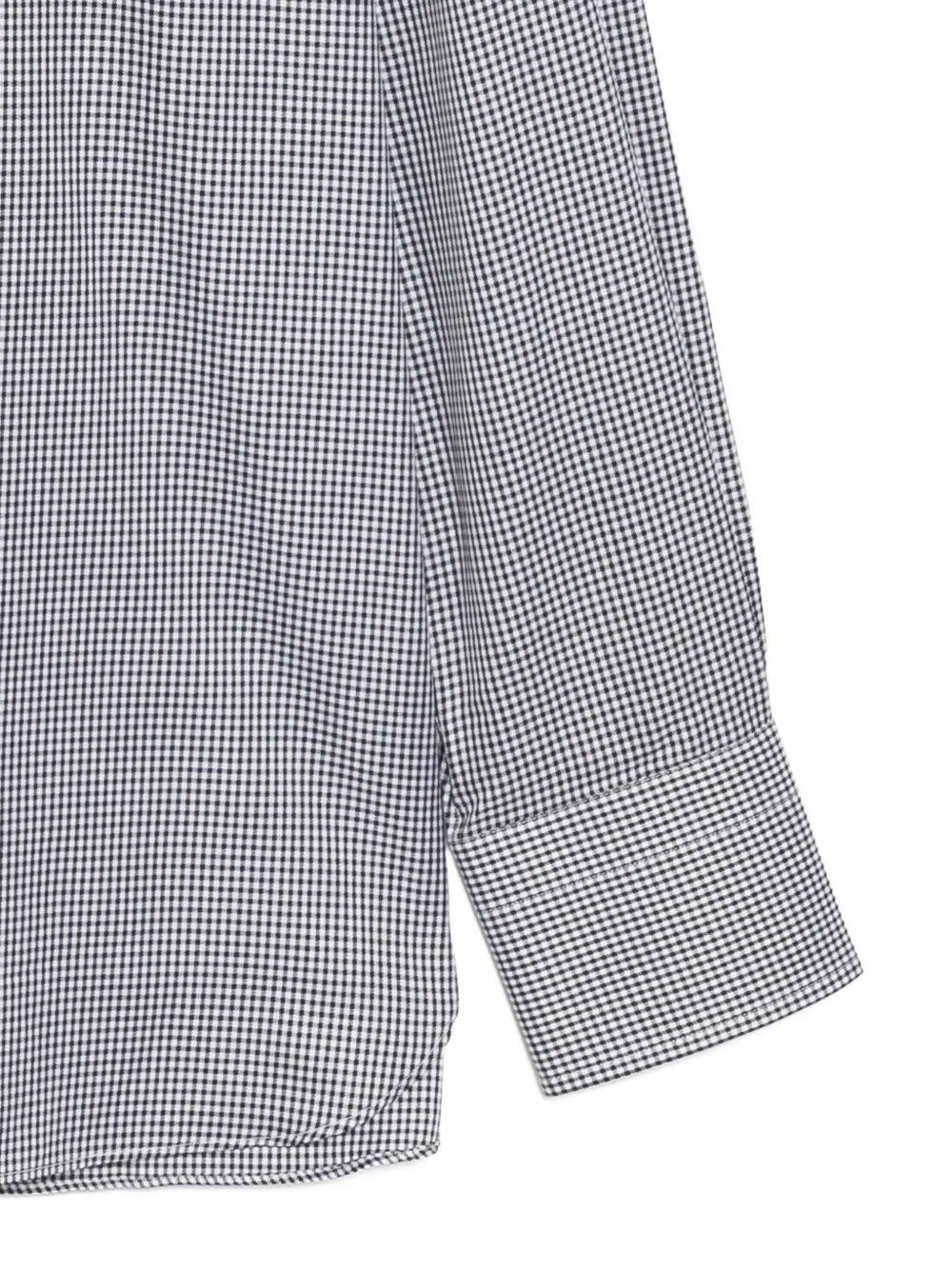 TOM FORD Geruit overhemd Zwart