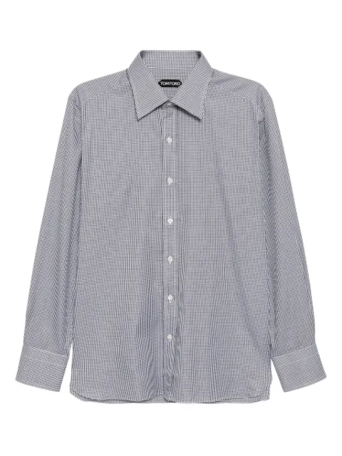 TOM FORD plaid cotton shirt