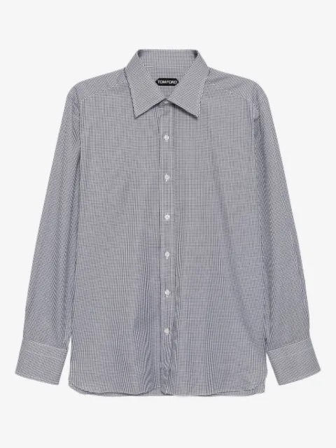 TOM FORD plaid cotton shirt 