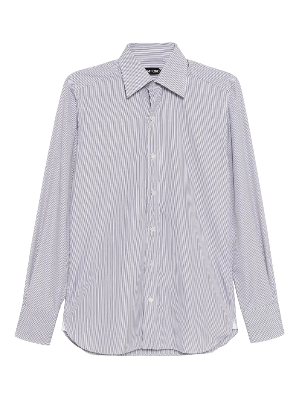 TOM FORD cotton striped shirt | Grey | Image 1