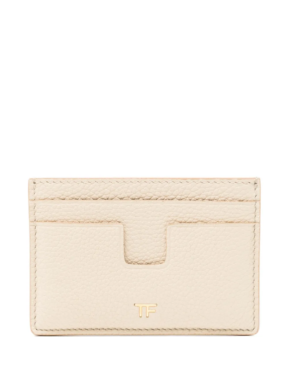 Tom Ford Classic Card Holder In Neutral
