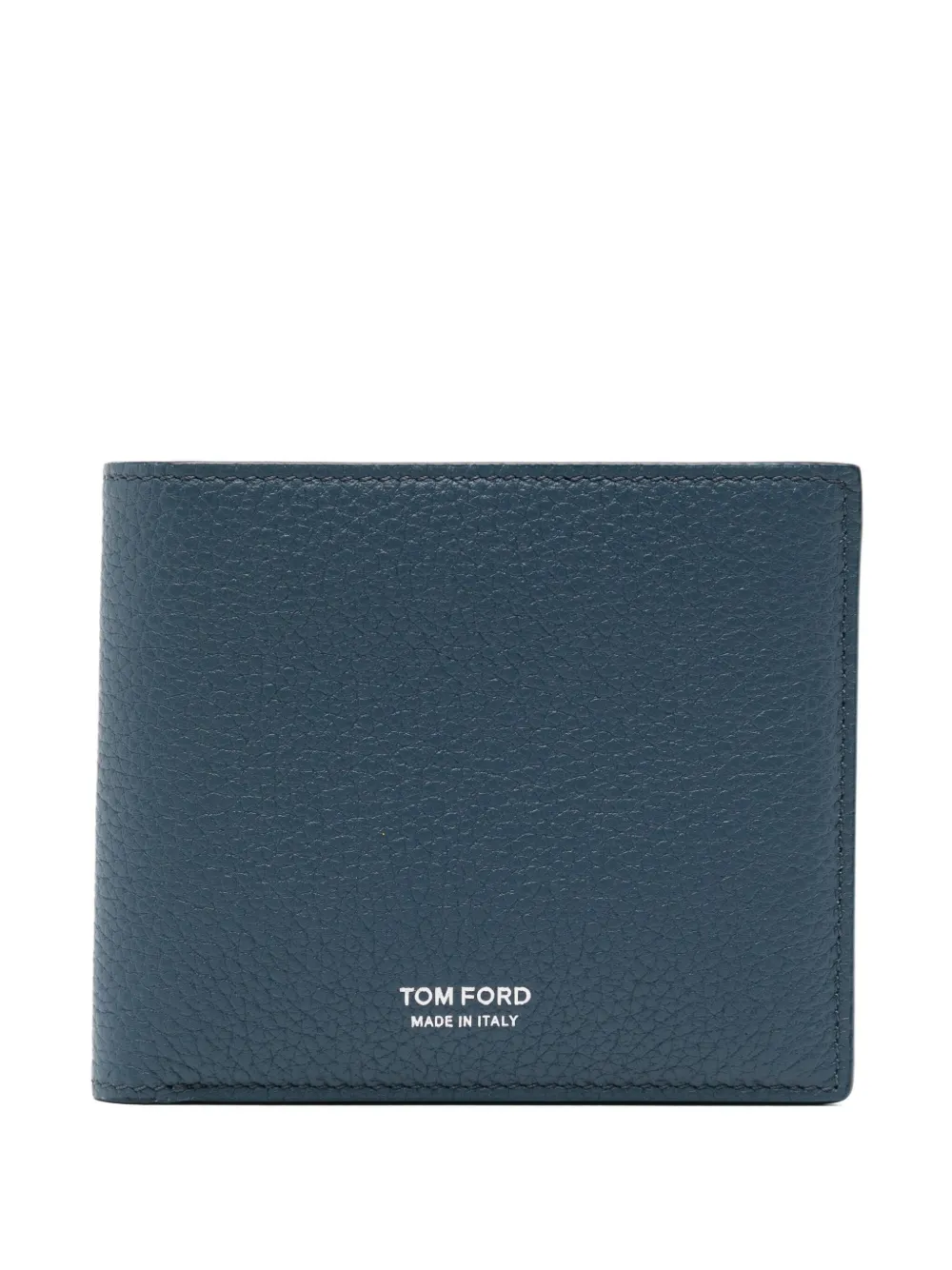 TOM FORD Portemonnee van bewerkt leer Blauw