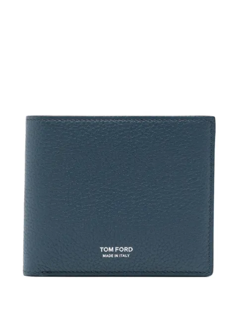 TOM FORD grain leather classic bifold wallet