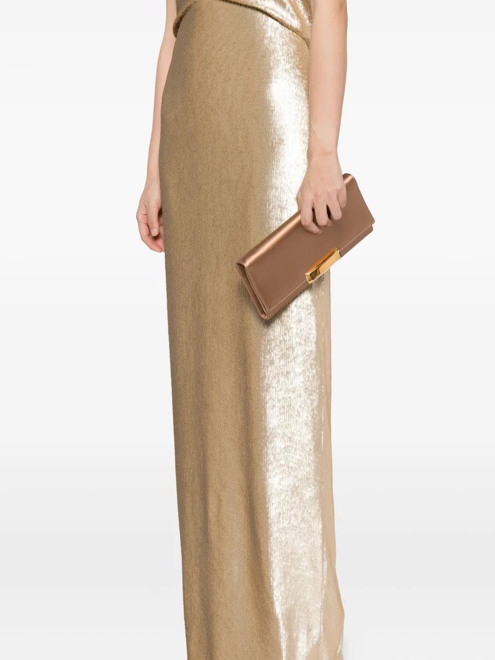 TOM FORD satin bar clutch bag | Image 2