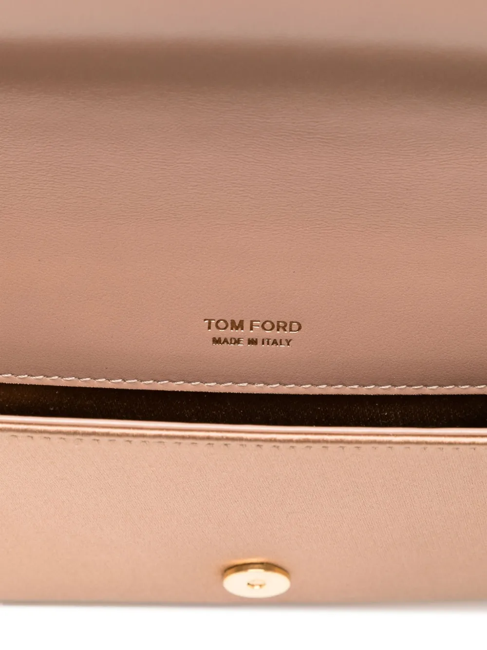 TOM FORD Satijnen clutch Beige